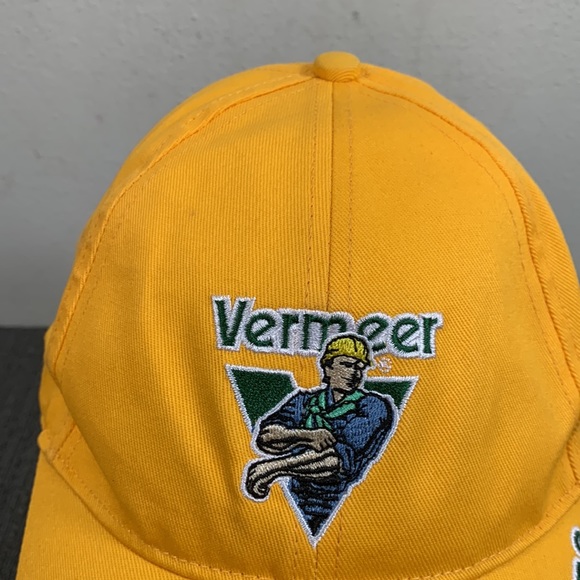 Vermeer Ft. Wayne Snapback Hat Mens OSFA Golden Yellow Baseball Cap - Picture 3 of 14